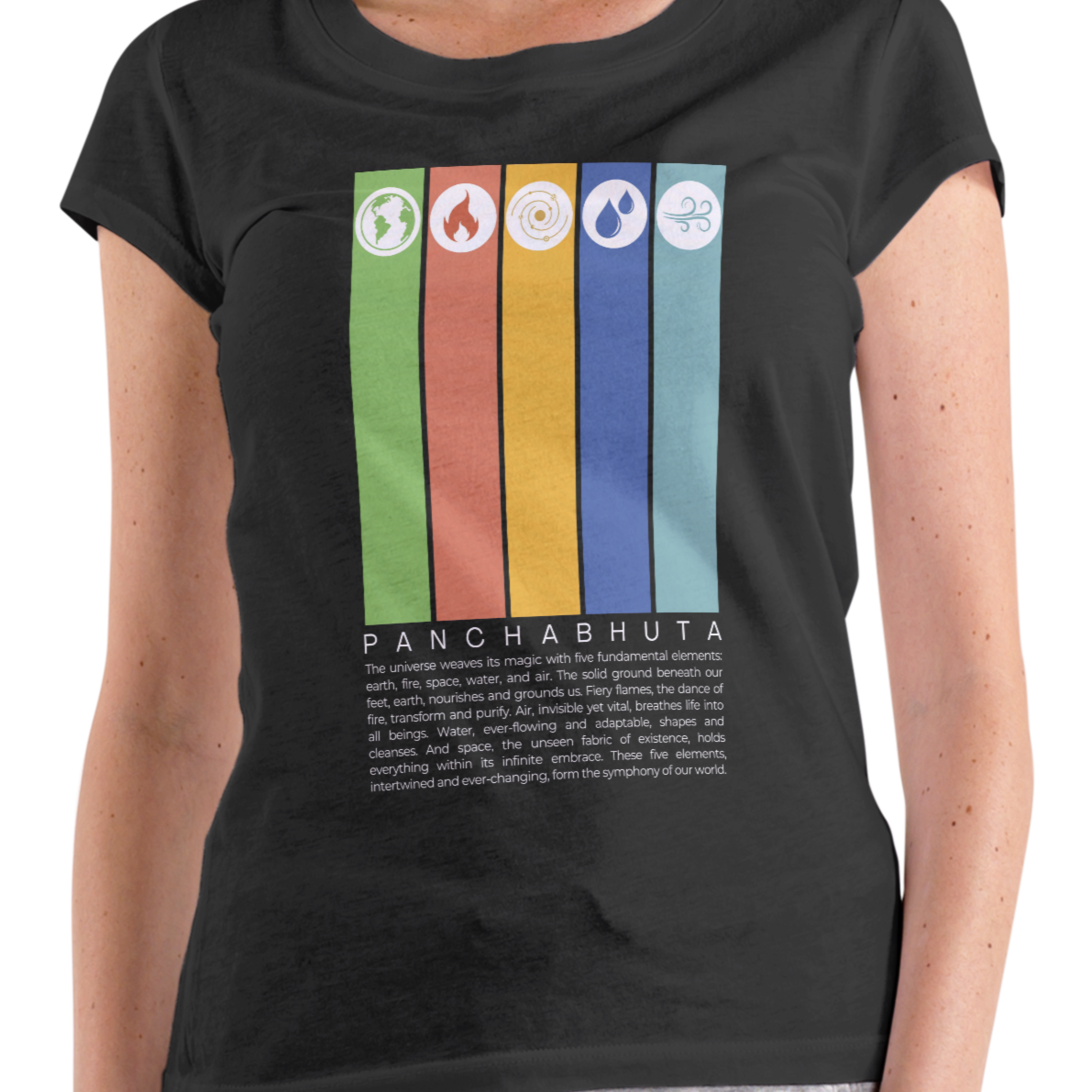 Women's Panchabhuta Printed T-shirt
