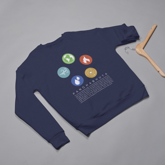 Unisex Panchabhuta Printed Sweatshirt