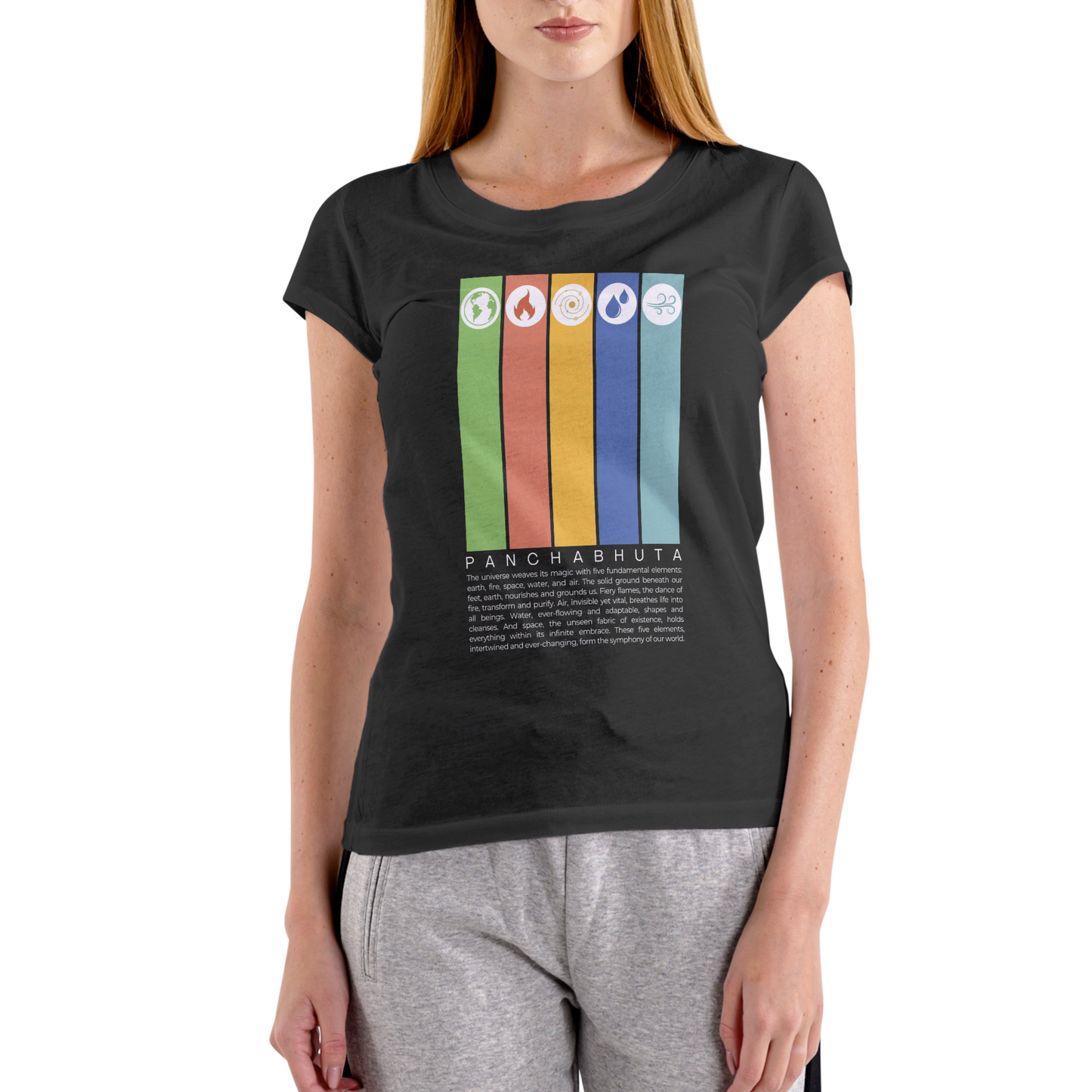 Women's Panchabhuta Printed T-shirt